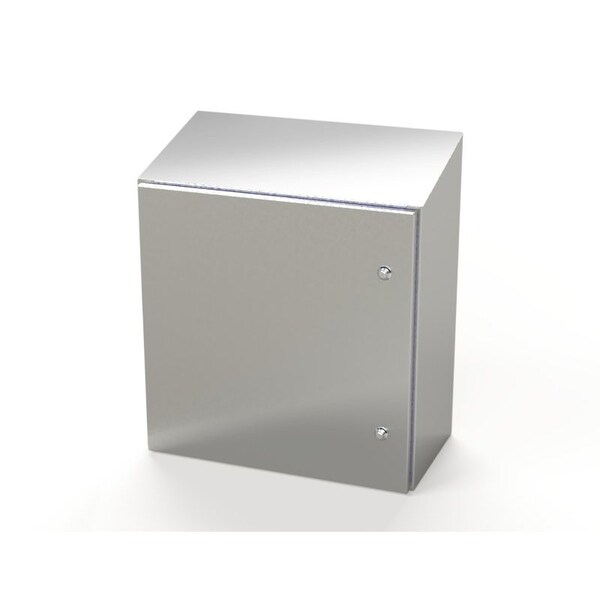 1/4 Turn Latch Electrical Enclosures, 24 in H, 12 in D, 24 in W, NEMA 3R, 4, 4X, 12, 13